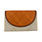Bali Collection Palm Leaf Woven Clutch Handbags (Size:57x35x25Cm) - Orange and White