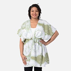 Leopard Pattern Kimono with Waist Belt