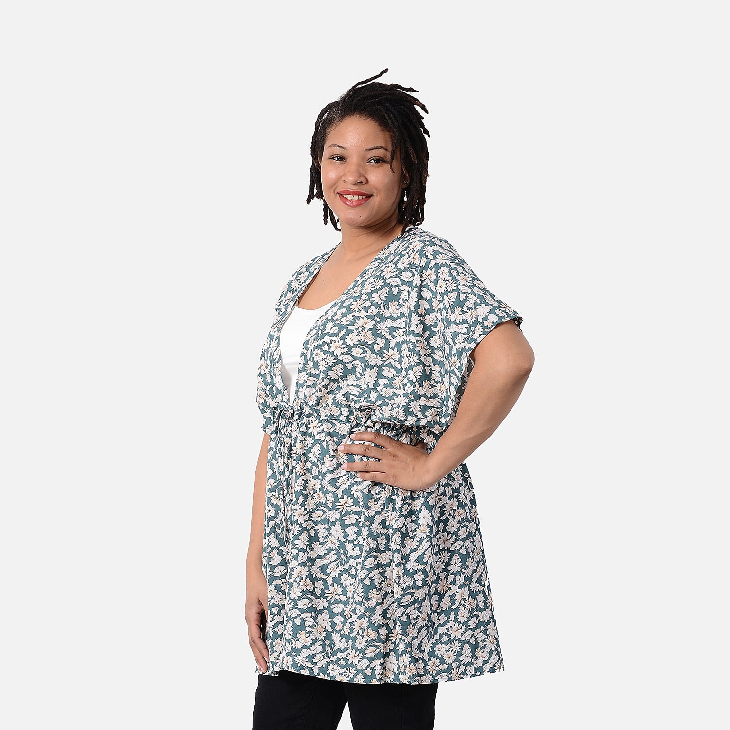 Summer Kaftan  (One Size) - Light Blue