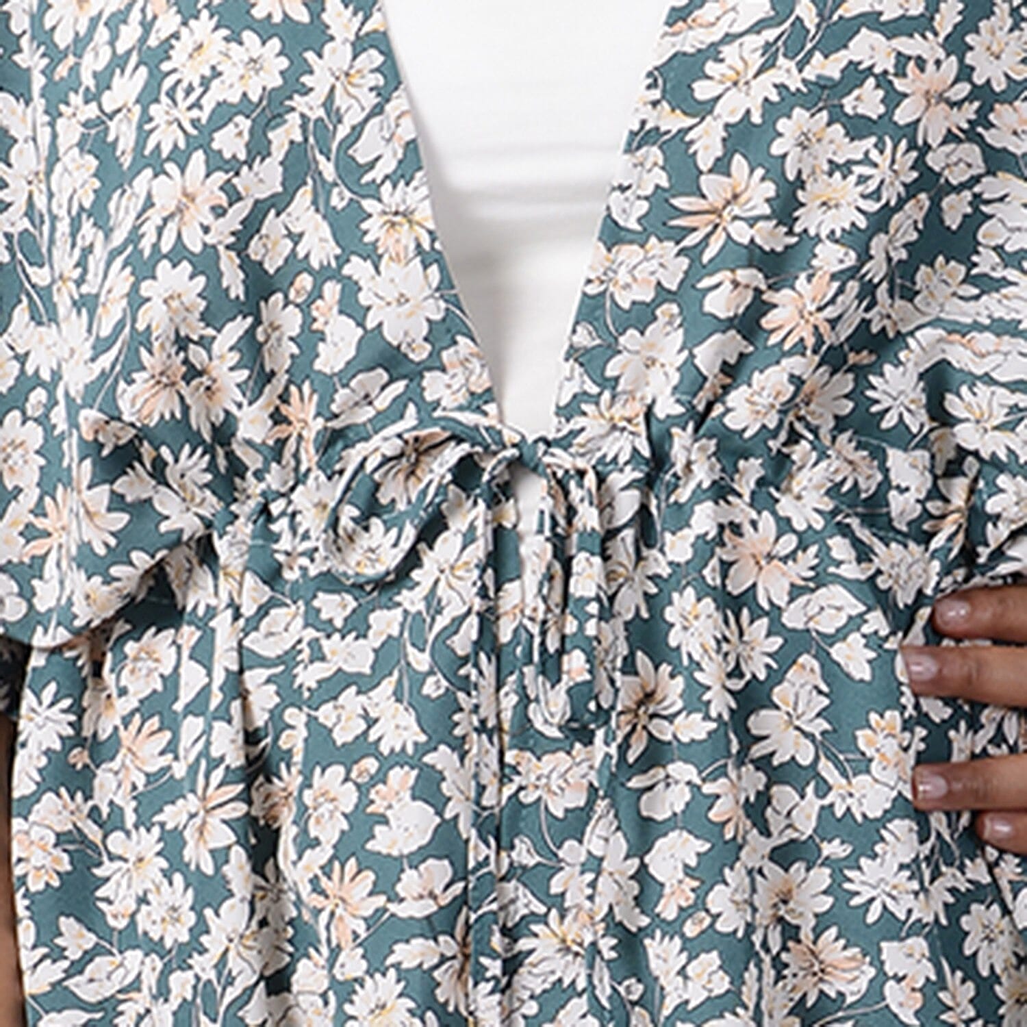 Summer Kaftan  (One Size) - Light Blue