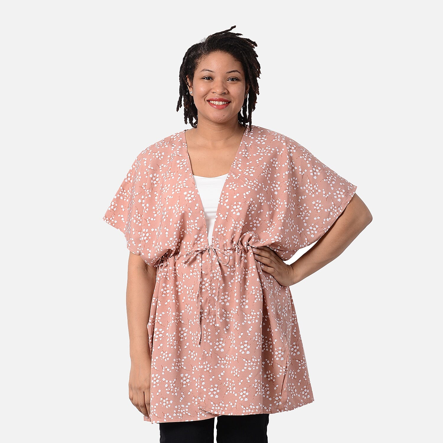 Summer Kaftan (One Size) - Light Pink