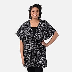 Leopard Pattern Kimono with Waist Belt