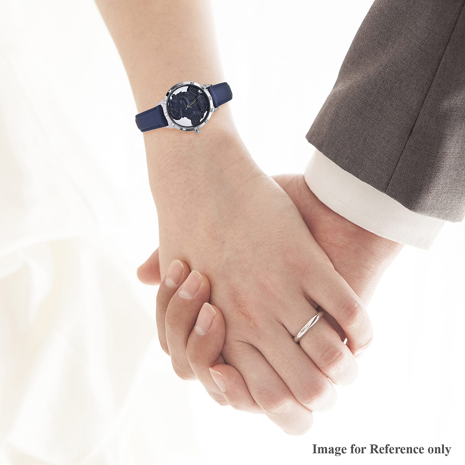 Police MARIETAS Watch with Navy Leather Strap