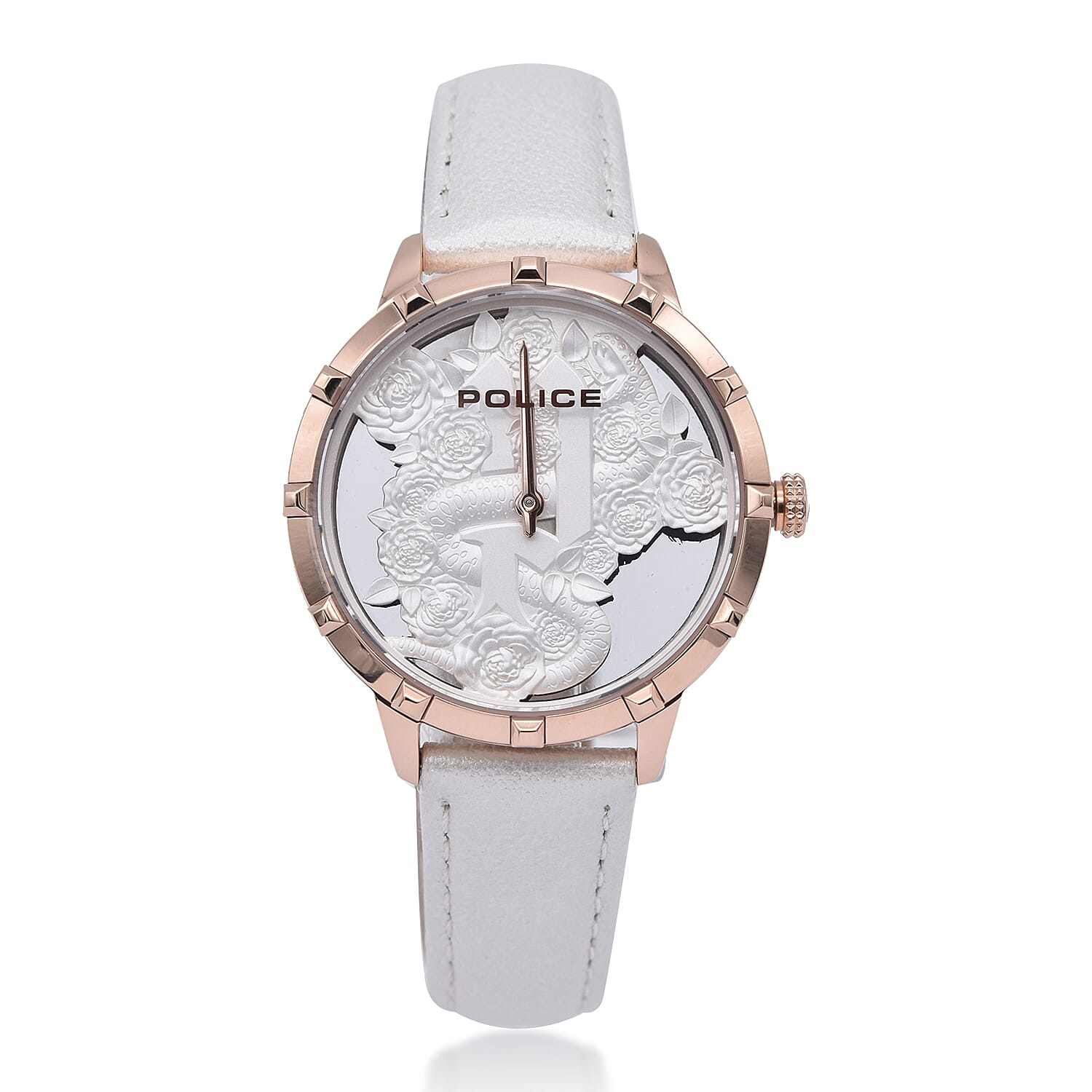 Police watch rose gold best sale