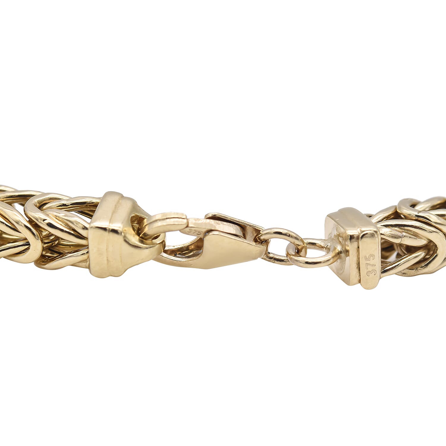 Italian Made- 9K Yellow Gold Foxtail Bracelet (Size 7.5), Gold wt 8.03 Gms