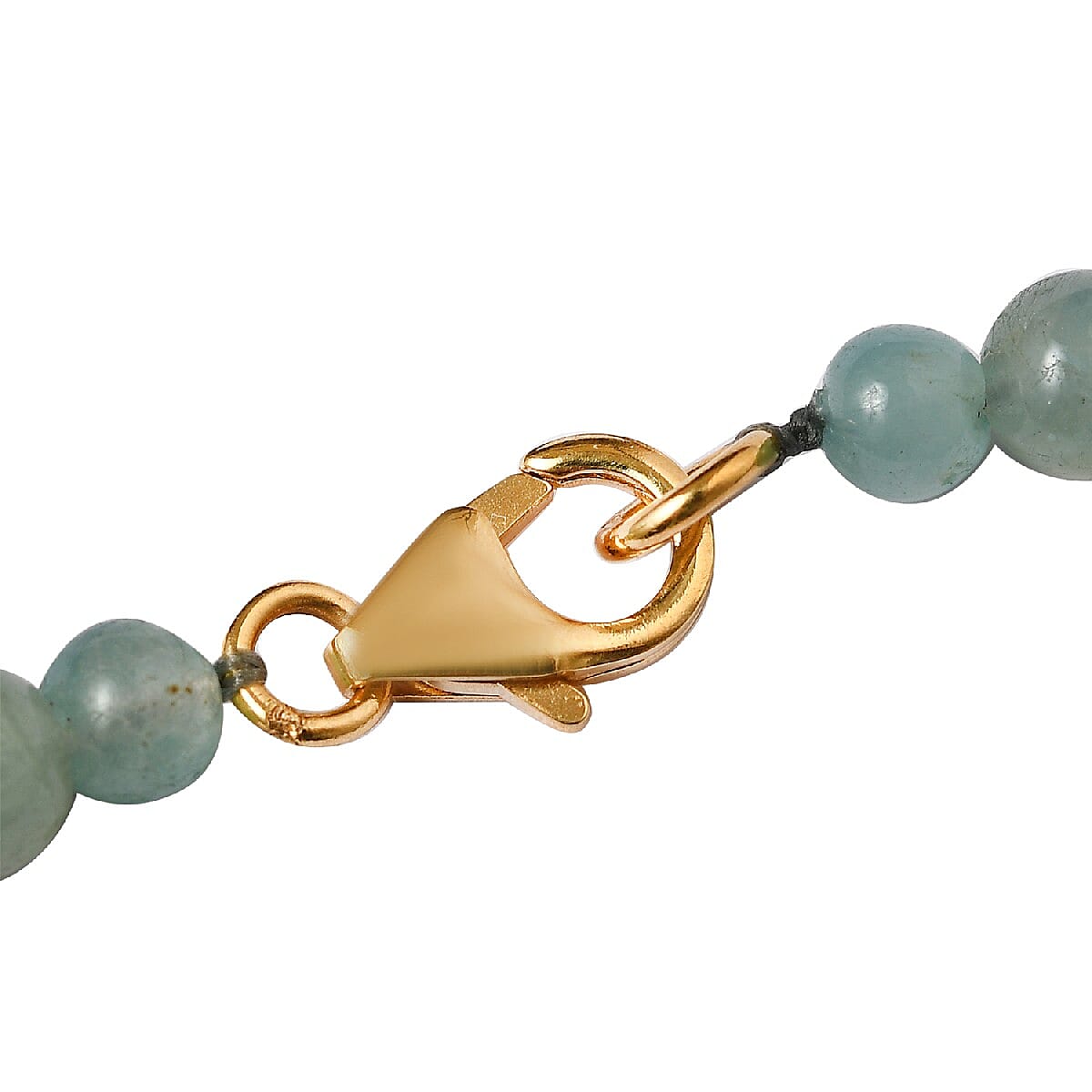 One Time Close Out Deal- Very Rare- 14K Yellow Gold Grandidierite Necklace (Size 18) 156.43 Ct.