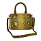 LA MAREY 100% Genuine Python Leather Tote Bag with Adjustable Shoulder Strap (Size 29x24.5x15cm) - Yellow