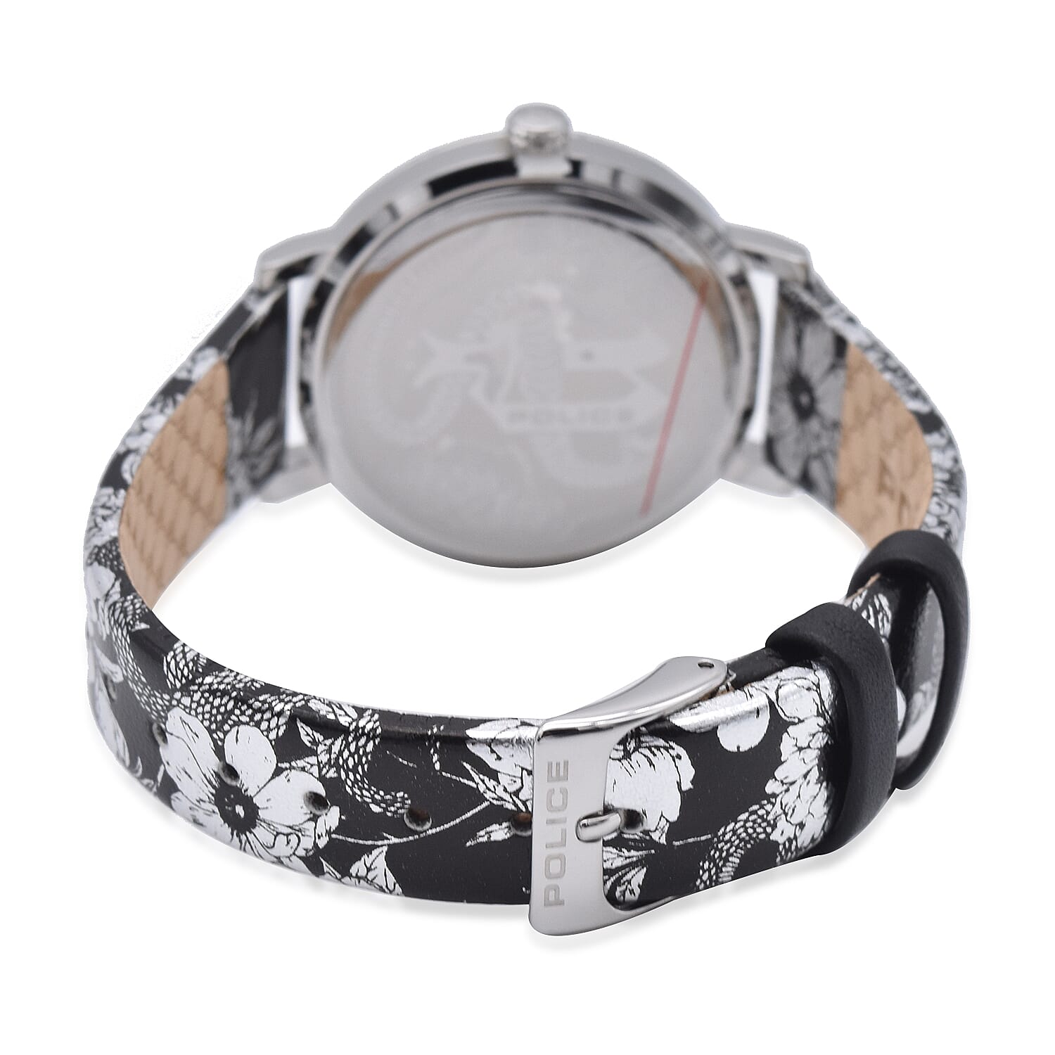 Police PONTA Watch with Black Patterened Strap