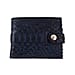 La Marey 100% Genuine Python Leather Snake Print Wallet - Navy