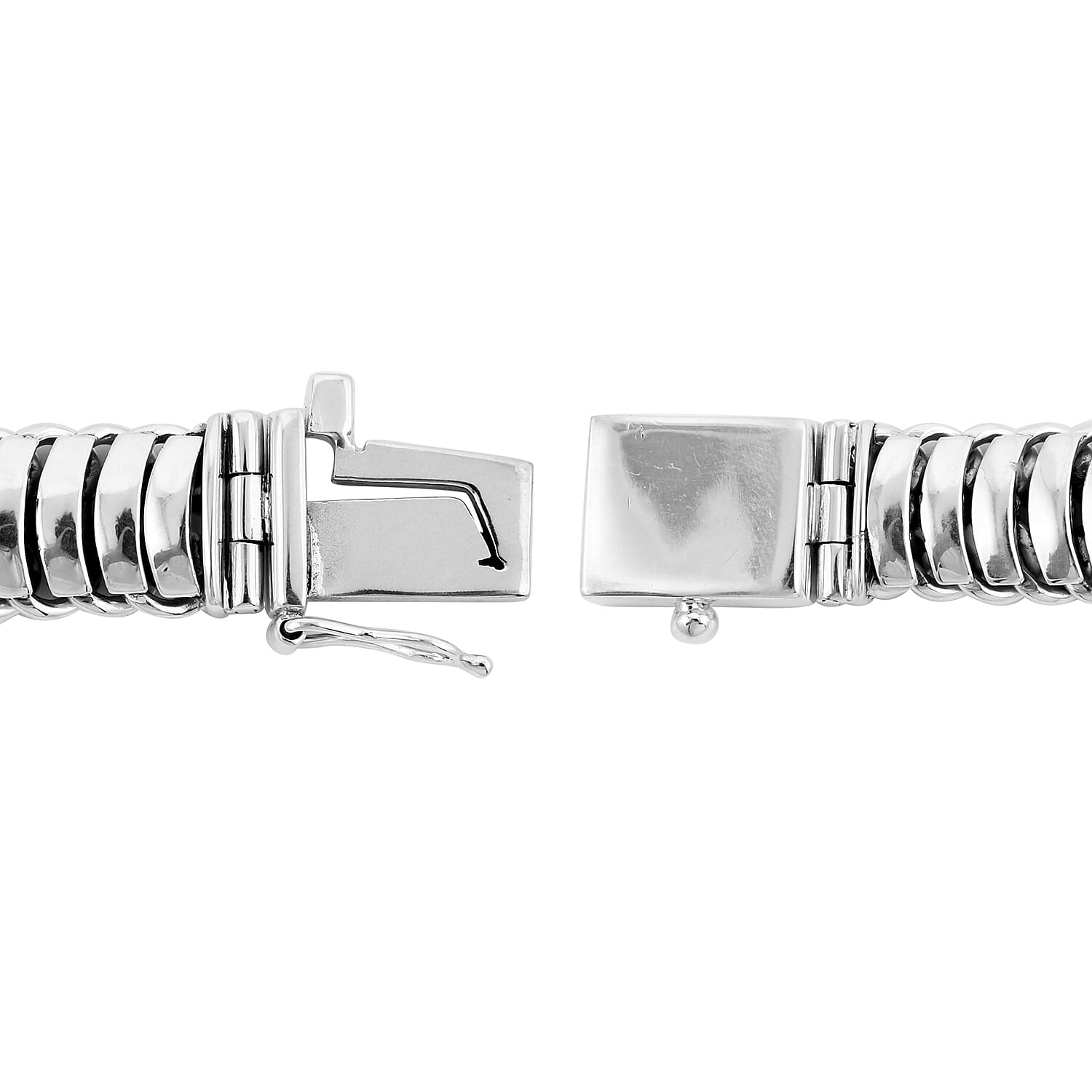 Royal Bali Collection - Sterling Silver Bracelet (Size - 7.5) Silver Wt 41.00 Grams