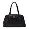 ASSOTS LONDON Eleanor Genuine Bourbon Leather Shoulder Bag (Size 35.5x21x7) - Black
