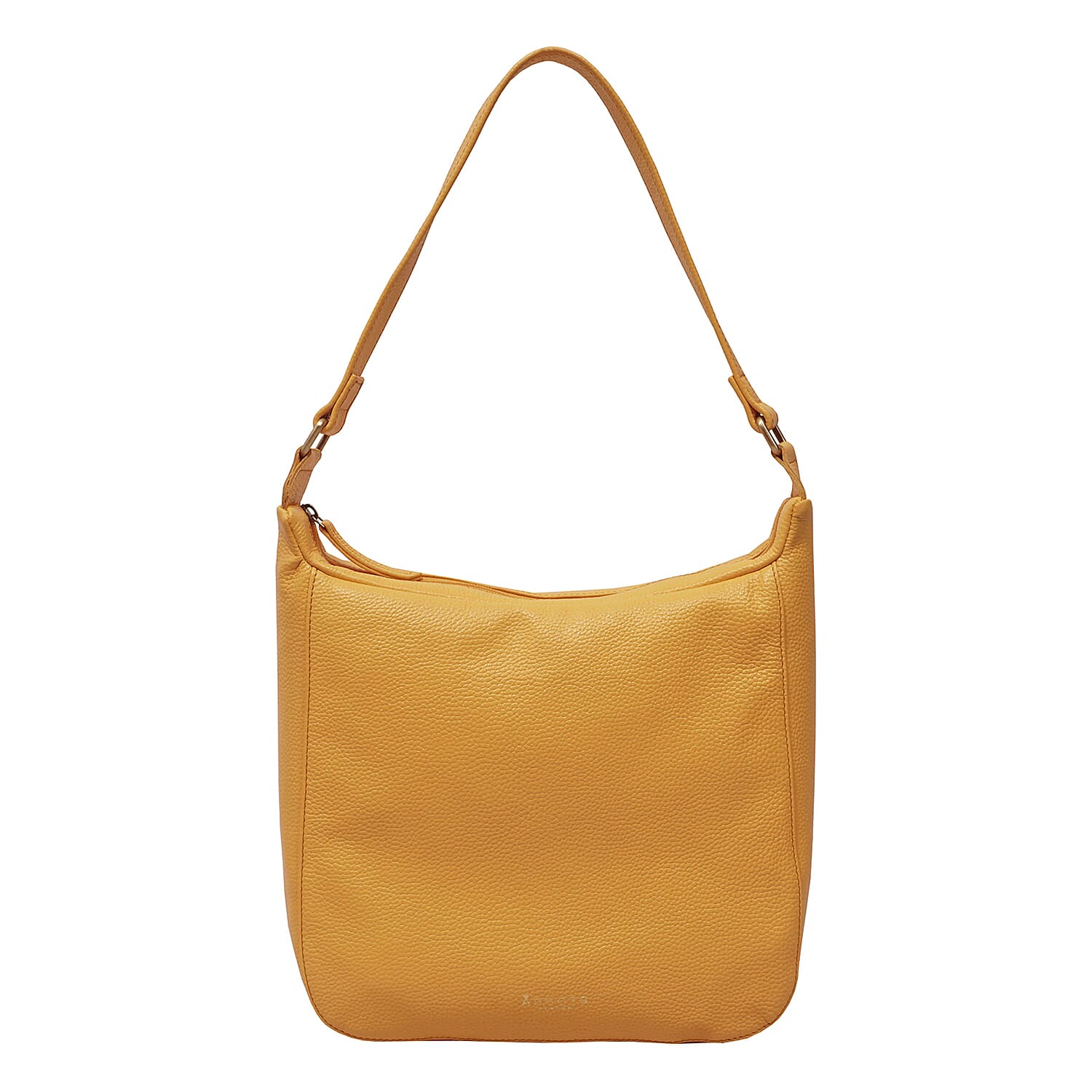 ASSOTS LONDON Bianca Genuine Pebble Grain Leather Slouchy Hobo Bag - Black