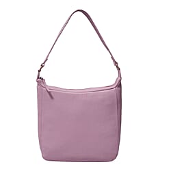 ASSOTS LONDON Bianca Genuine Pebble Grain Leather Slouchy Hobo Bag - Pale Pink