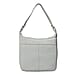 ASSOTS LONDON Bianca Genuine Pebble Grain Leather Slouchy Hobo Bag - White