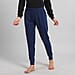 100% Cotton Single Jersey Loungewear Leggings in Blue (Size Large)