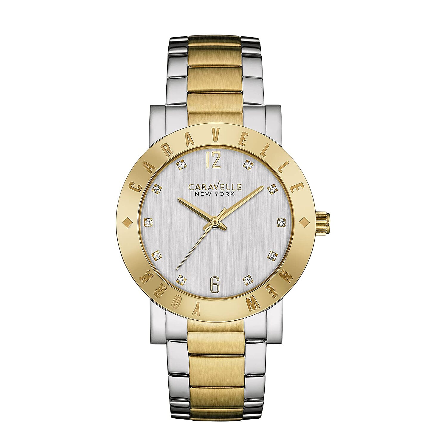 Caravelle women's rose gold on sale watch