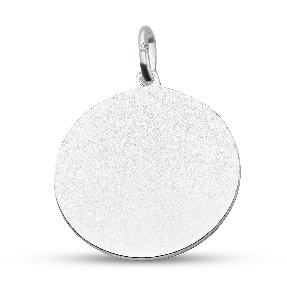 Italian Made - Sterling Silver St. Christopher Pendant Silver Wt.5.00 Gms