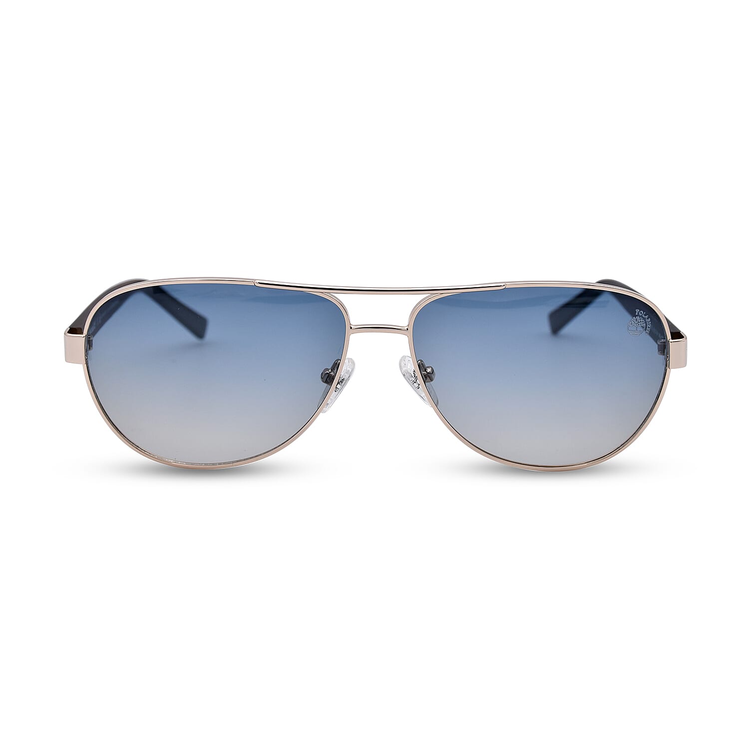TIMBERLAND Gold Aviator Sunglasses with Black Lenses