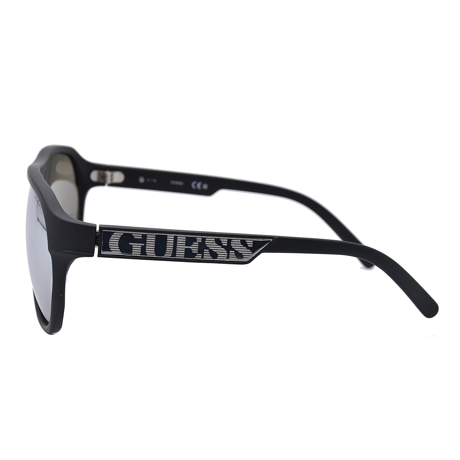 GUESS Blue Aviator Sunglasses with Grey Lenses