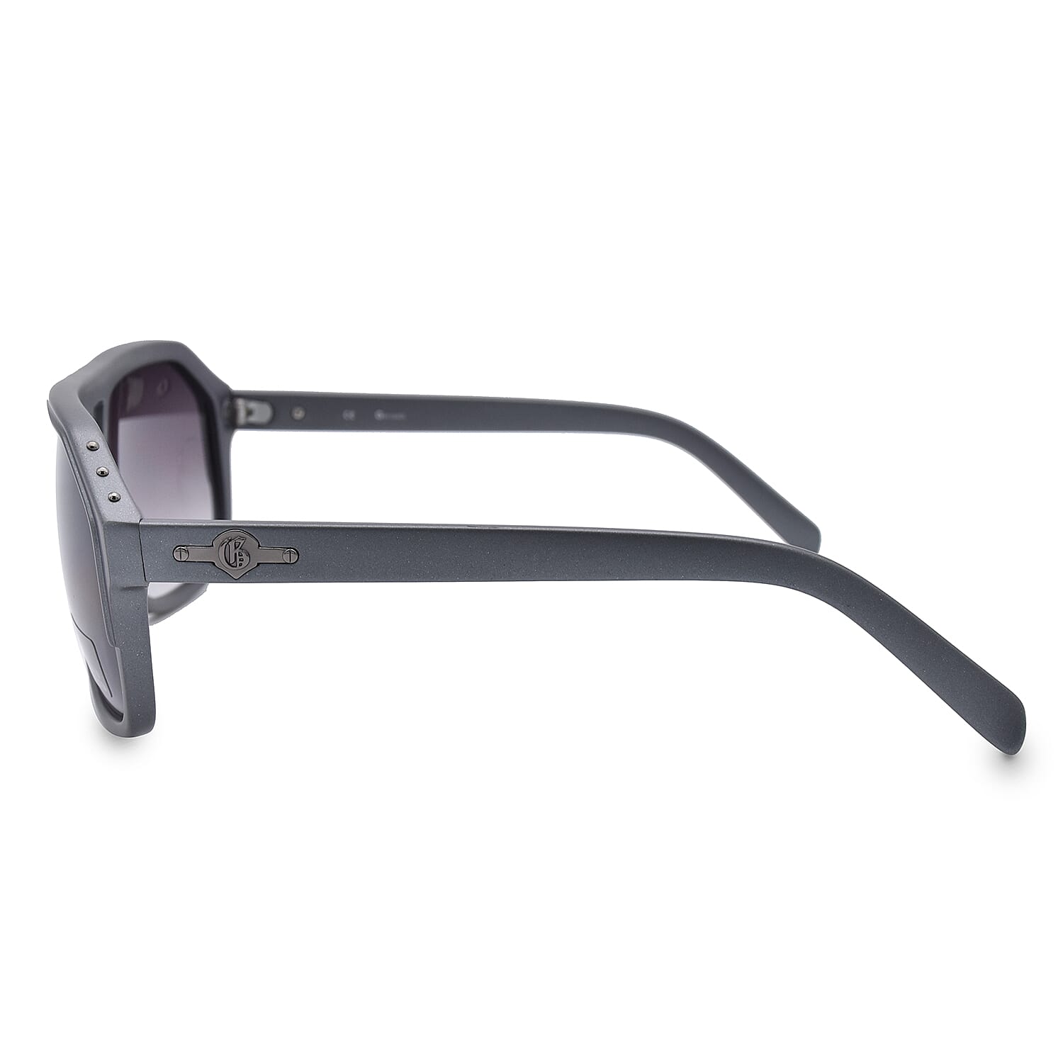 GUESS Mens Grey Aviator With Grey Lenses