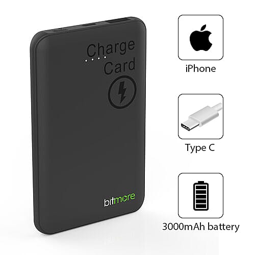 Bitmore Charge Card Powerbank - 3000mAh