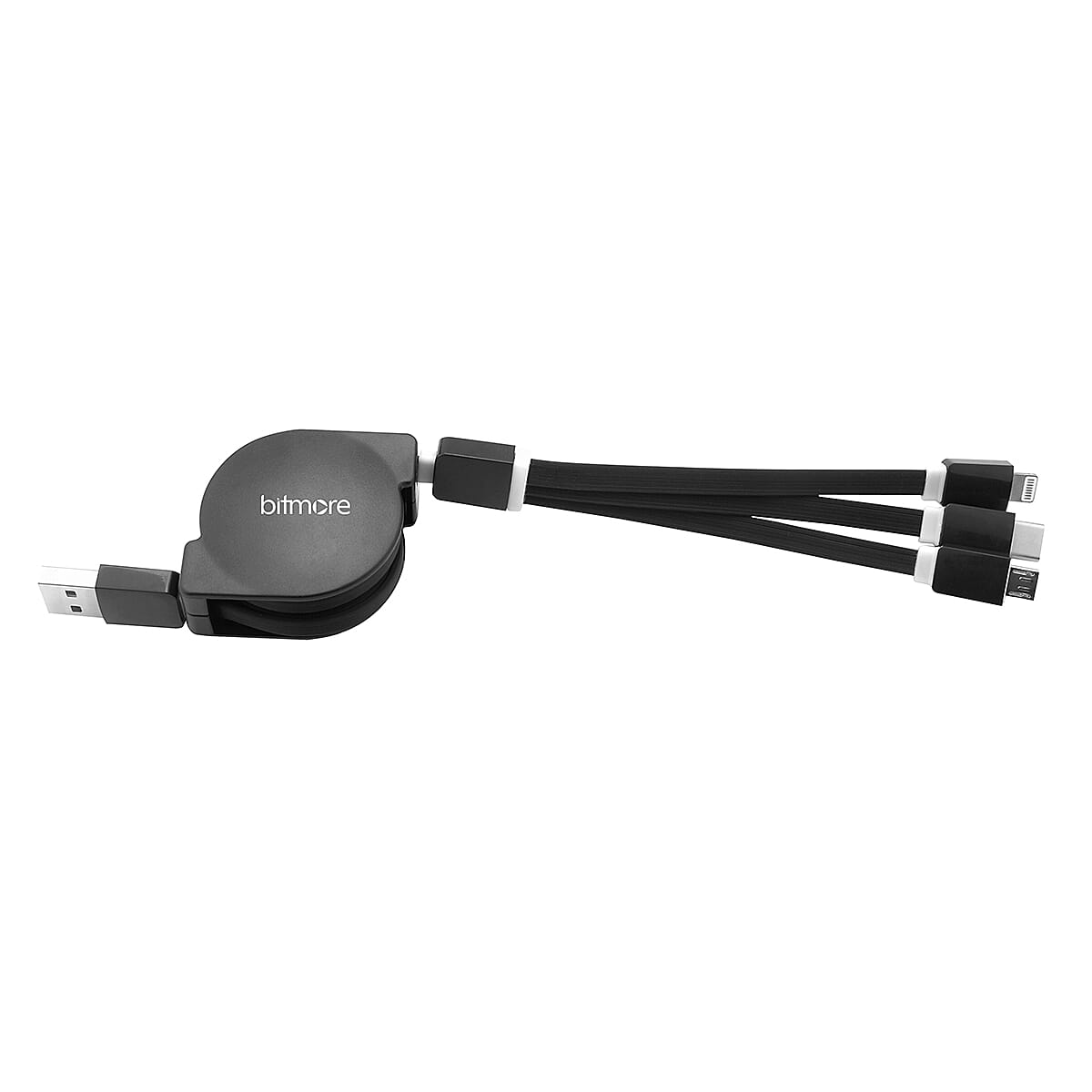 Bitmore 3-in-1 Retractable Fast Charging Cable