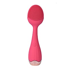 Waterproof Silicone Facial Cleansing Brush - Lilac(With 4 Speeds & USB Charger)