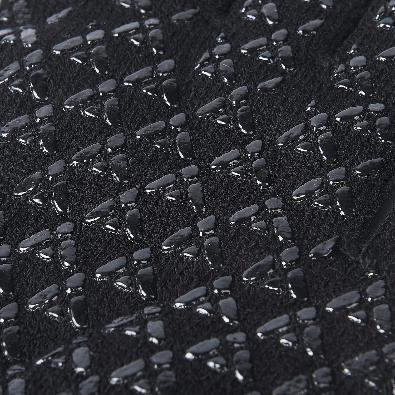 Unisex Triangle Thermal Touchscreen Gloves-Black