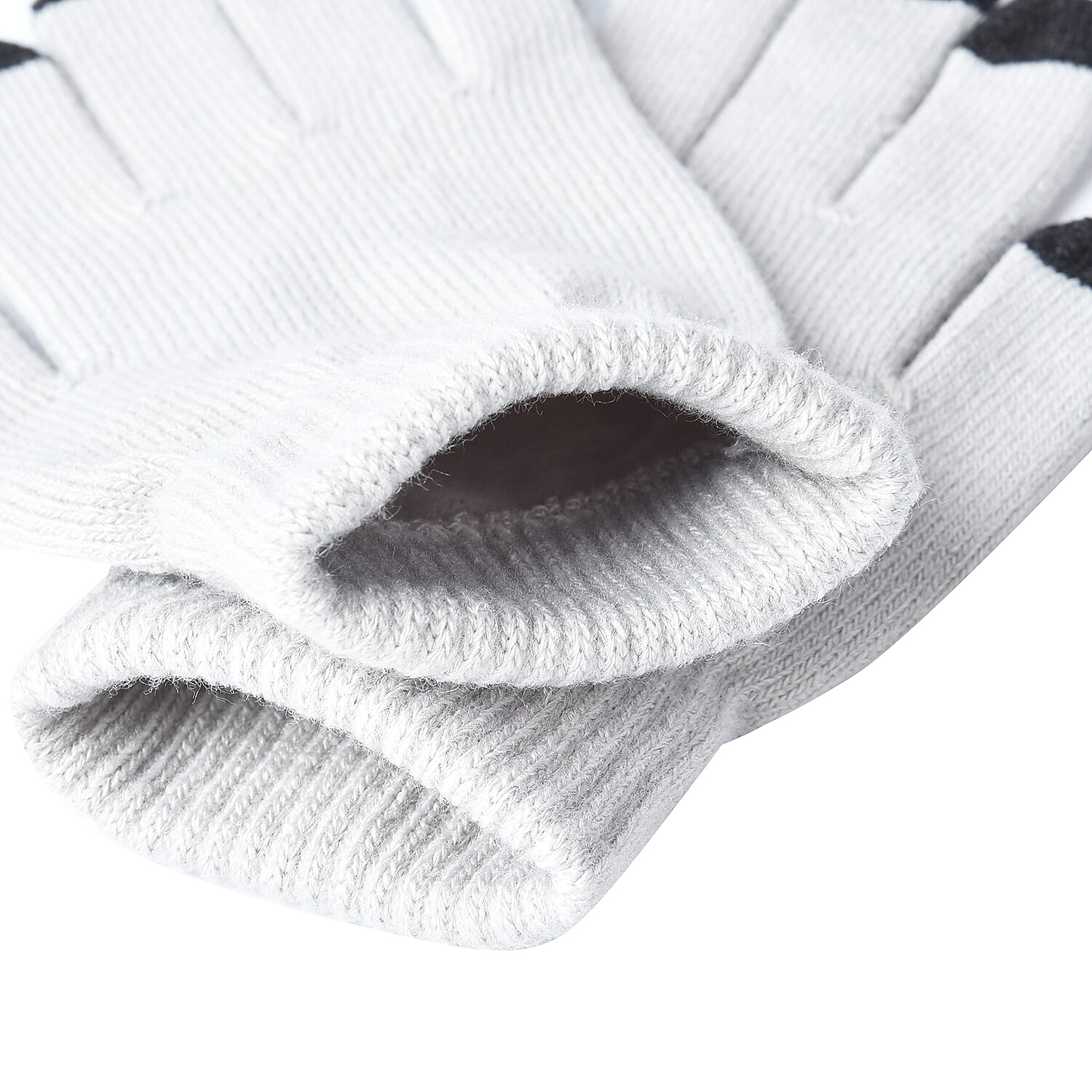 Unisex Triangle Thermal Touchscreen Gloves-Black