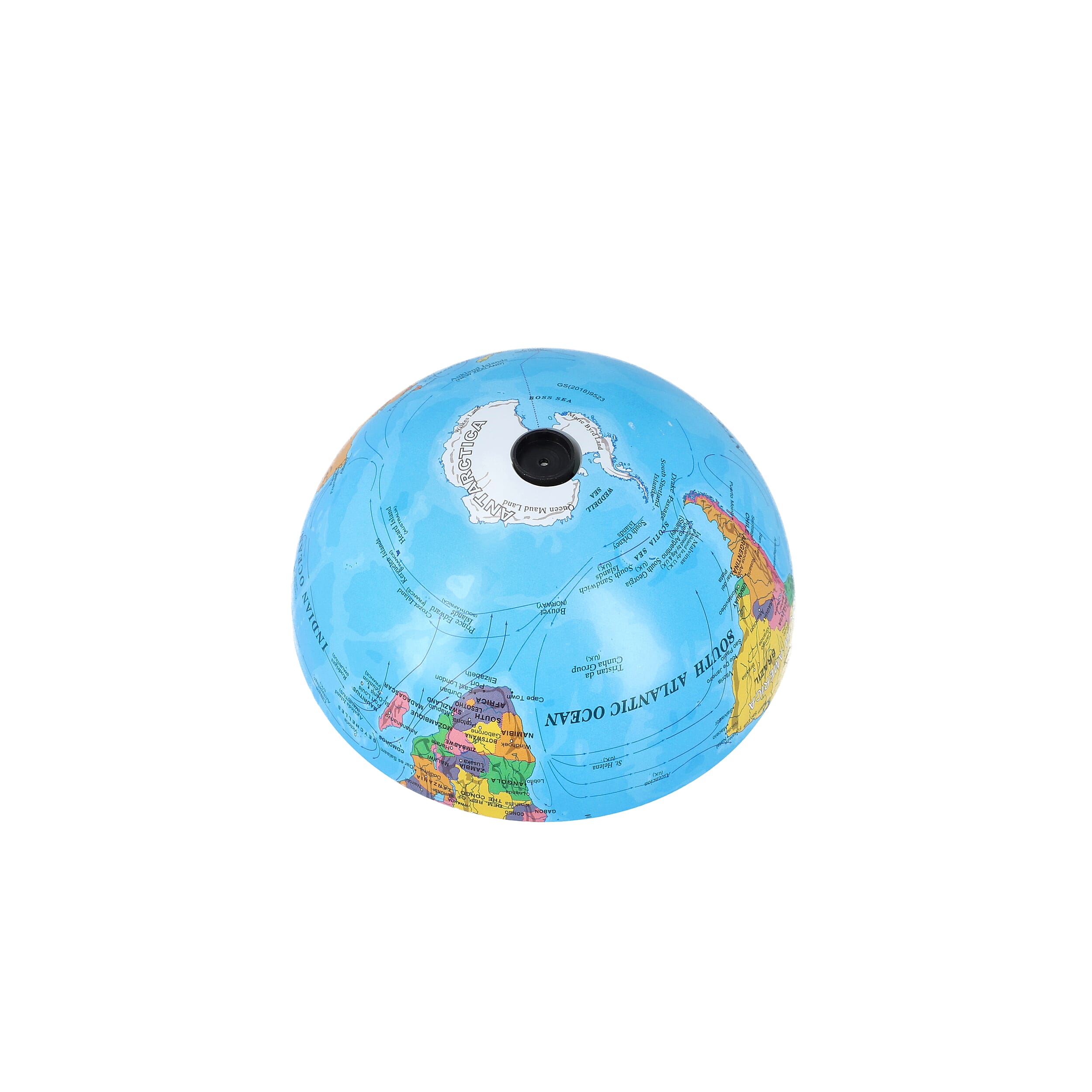 Decorative Revolving Globe with LED Light (Require 2xAA Battery - not included) (Size 13cm)
