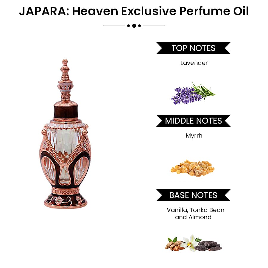 JAPARA- Heaven Exclusive Perfume Oil - 7ml (FLOWER INSIDE)
