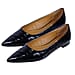 Inyati - VIOLET Croc Slip-On Flat Ballerinas (Size 4) - Black