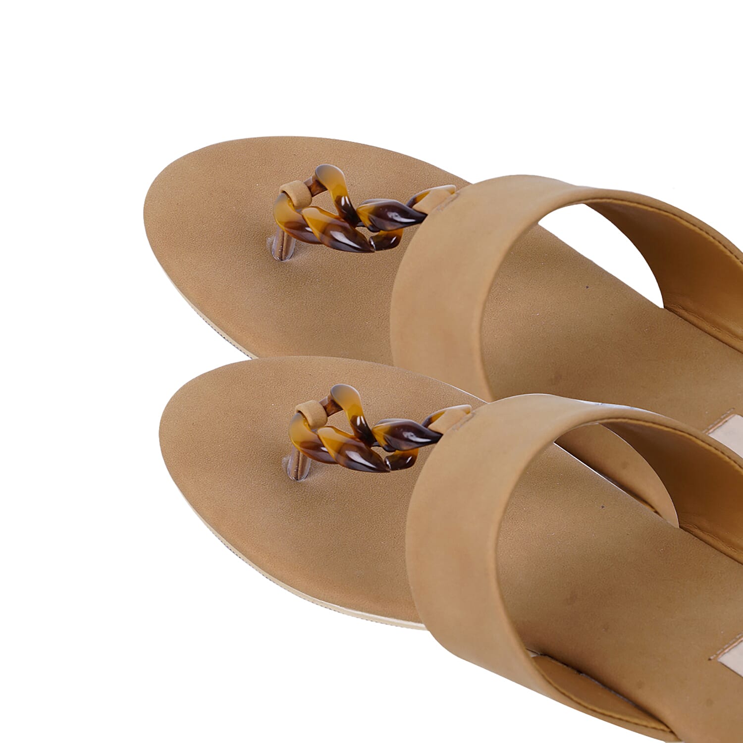 Inyati - LEANDRA Thong Style Sandal in Black (Size 4)