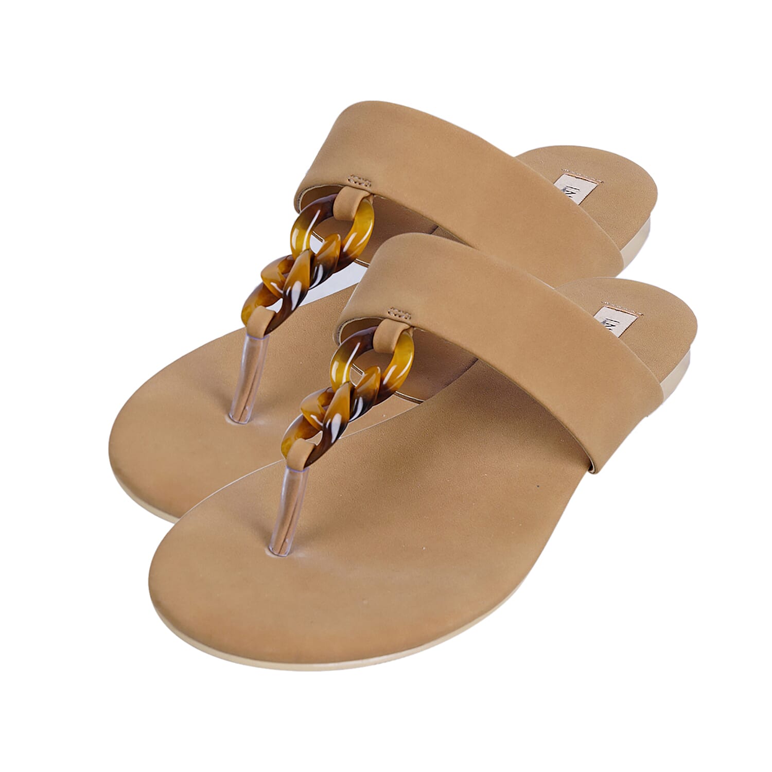 Inyati - LEANDRA Thong Style Sandal in Black (Size 4)