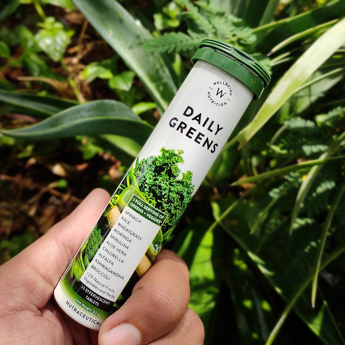 Wellbeing Nutrition: Daily Greens - 15 Effervescent Tablets