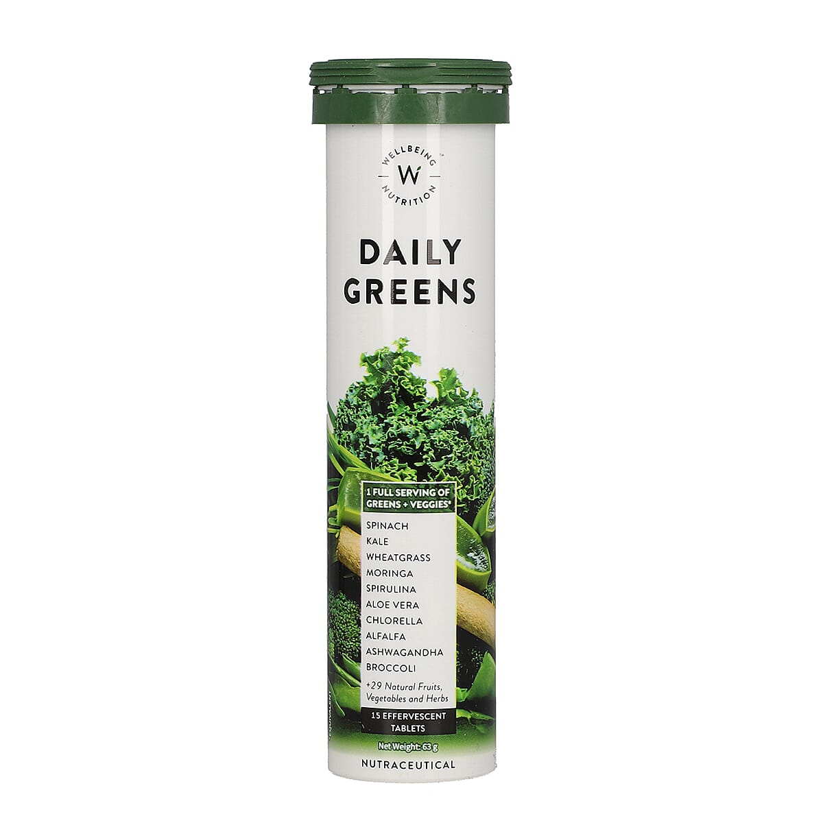 Wellbeing Nutrition: Daily Greens - 15 Effervescent Tablets