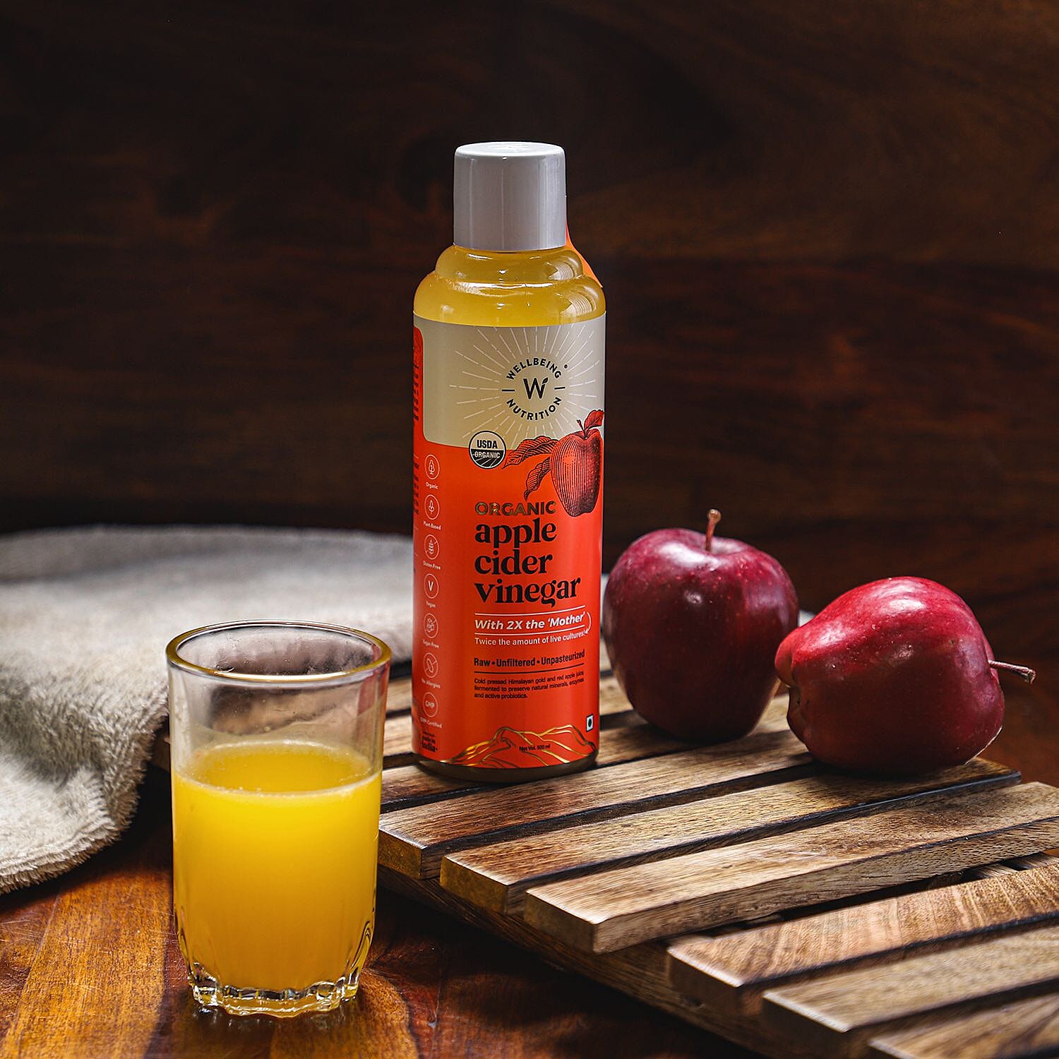 WELLBEING NUTRITION - Organic Apple Cider Vinegar - 500ml