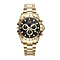 Christophe Duchamp: GRAND MONT Swiss Movement 10 ATM Water Resistant Watch in Gold Tone