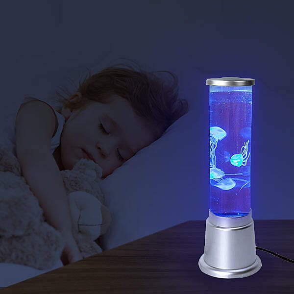 Homesmart - Colour Changing Floating Jelly Fish Mood Relaxing Decorative Therapeutic Light 40 Cms
