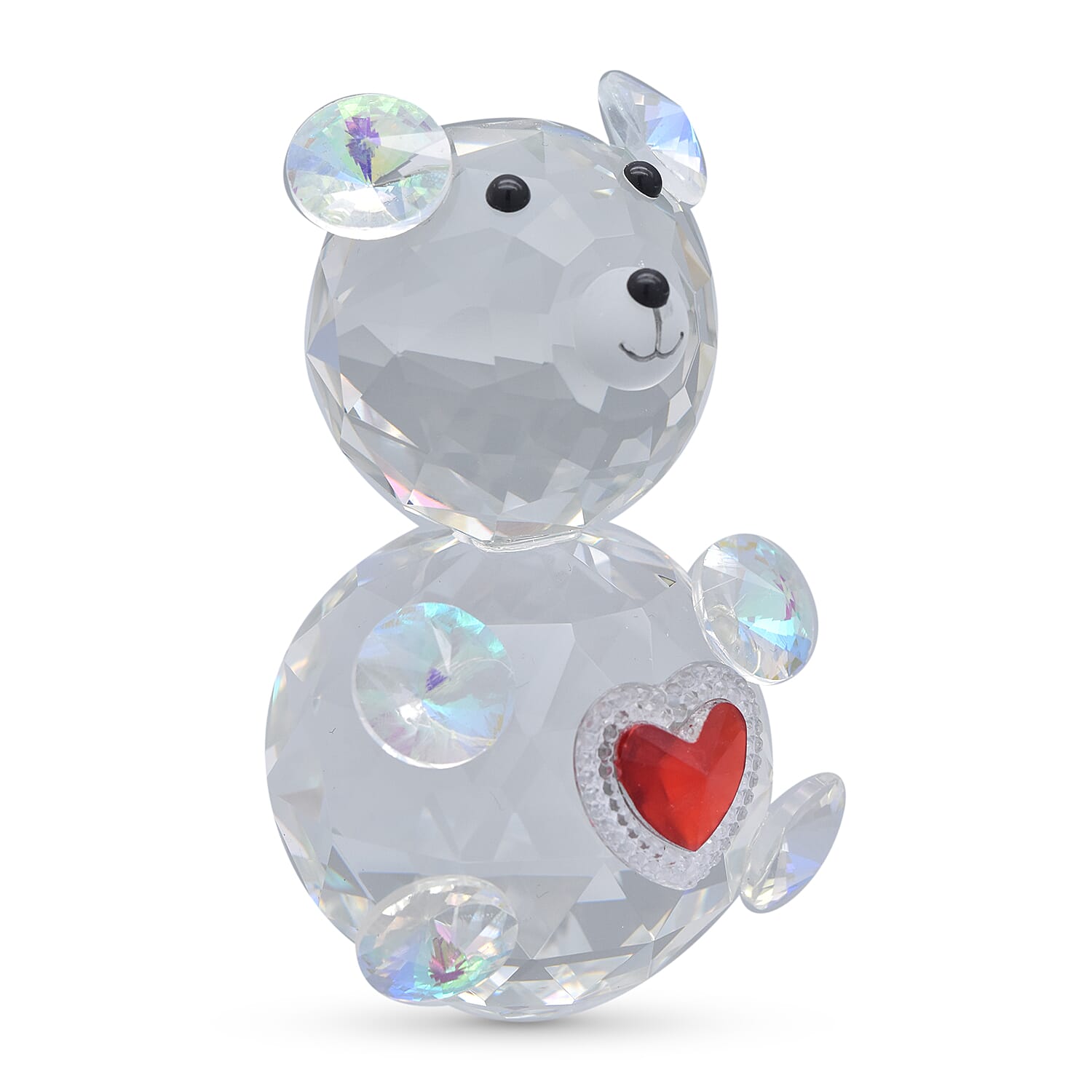 Crystal Glass Deco-Crystal Glass Deco Bear- Height:11cm