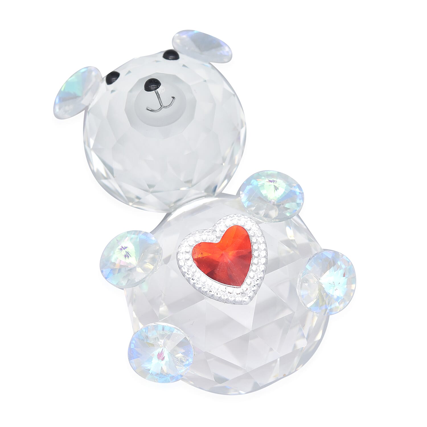 Crystal Glass Deco-Crystal Glass Deco Bear- Height:11cm