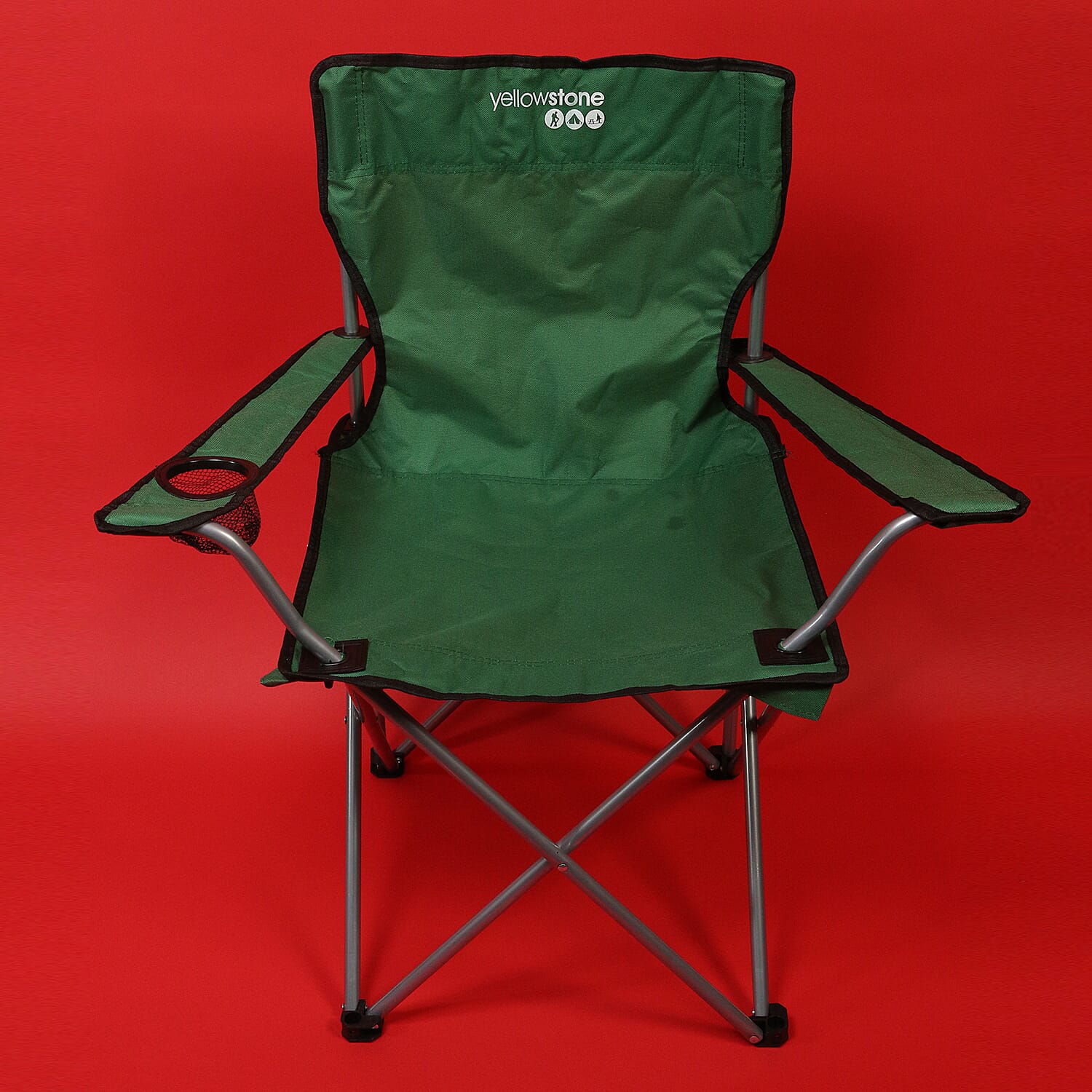 Folding Camping Chair in Green (84x41cm)