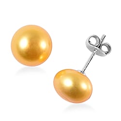 9K Yellow Gold 28MM Ribbed Hoop Earrings 1.3 grams