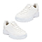 White Lace-Up Chunky Trainers (Size 3)