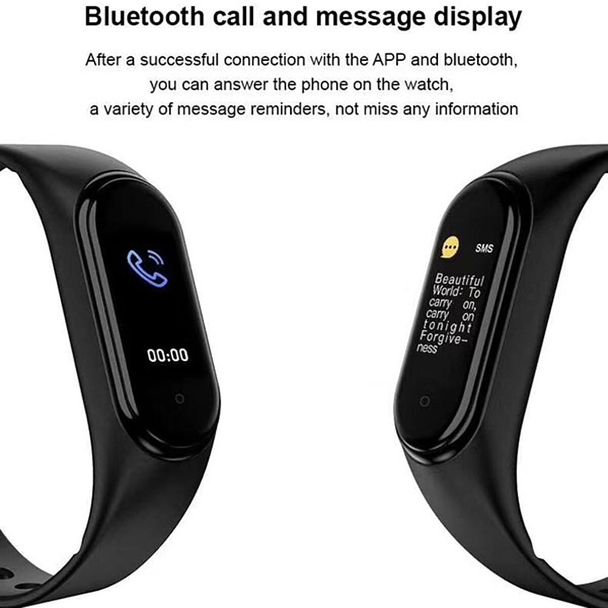 M5 Smart Watch with Silicone Strap