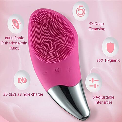 Sonic Facial Brush Pro - Fuschia