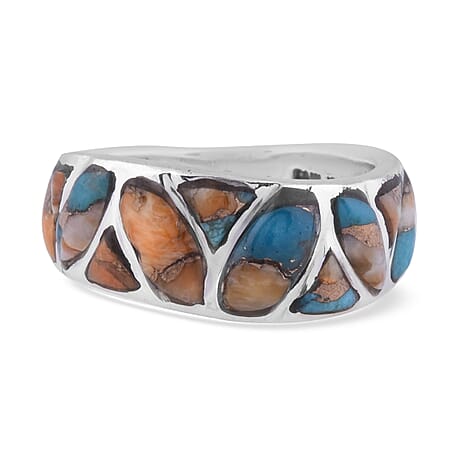 Santa Fe Collection - Spiny Turquoise Ring in Sterling Silver