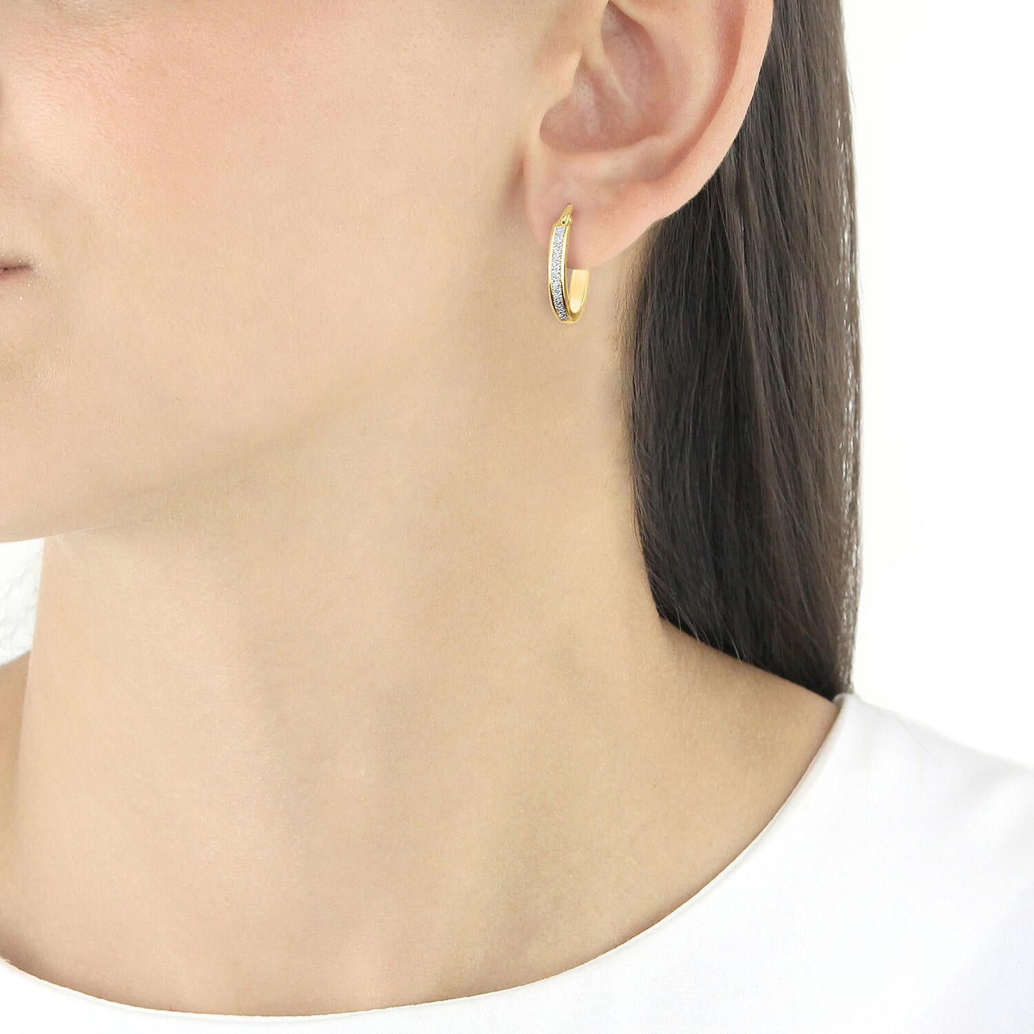 9K Yellow Gold  Earring,  Gold Wt. 1.5 Gms