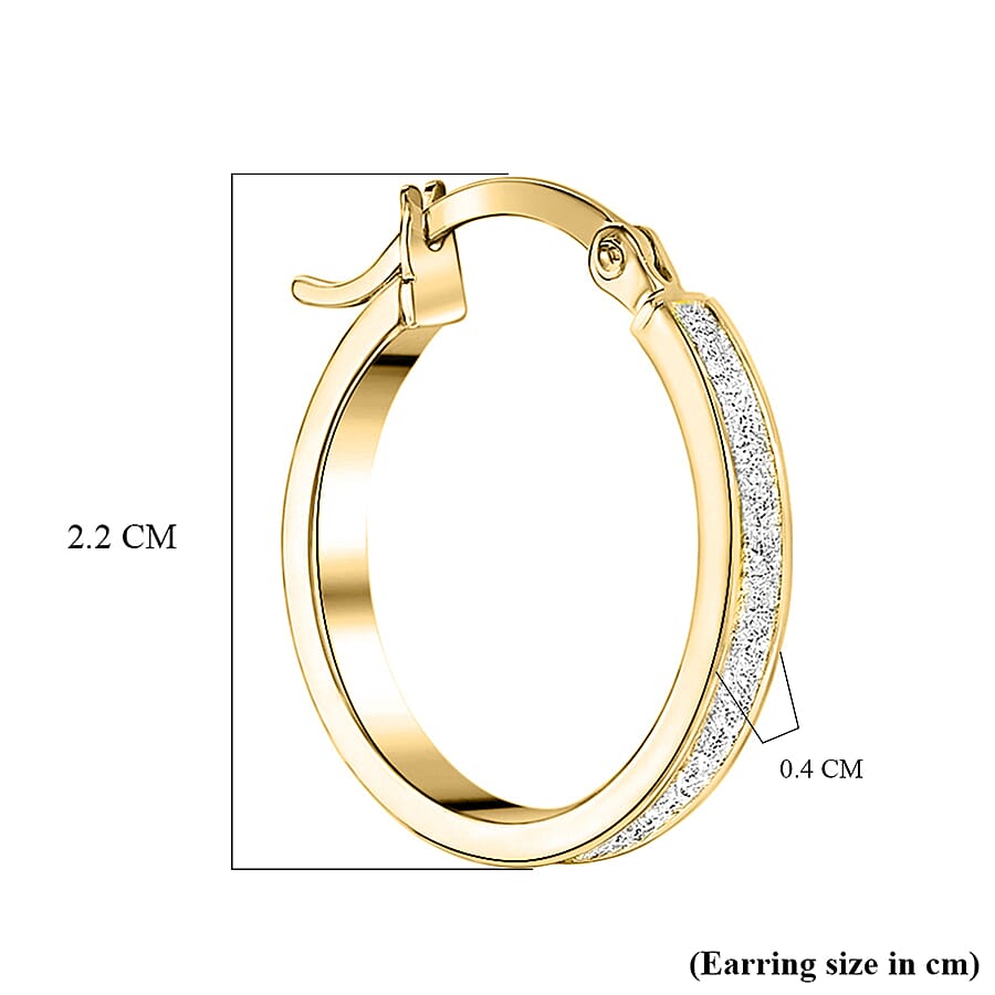 9K Yellow Gold Earring, Gold Wt. 1.5 Gms