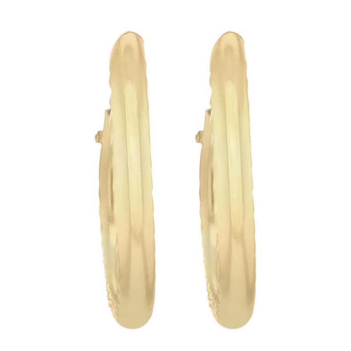 9K Yellow Gold  Earring,  Gold Wt. 0.25 Gms